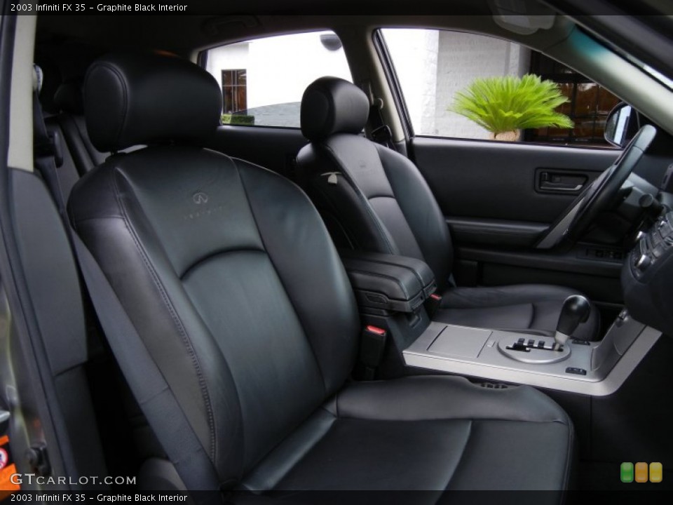Graphite Black Interior Photo for the 2003 Infiniti FX 35 #53535575