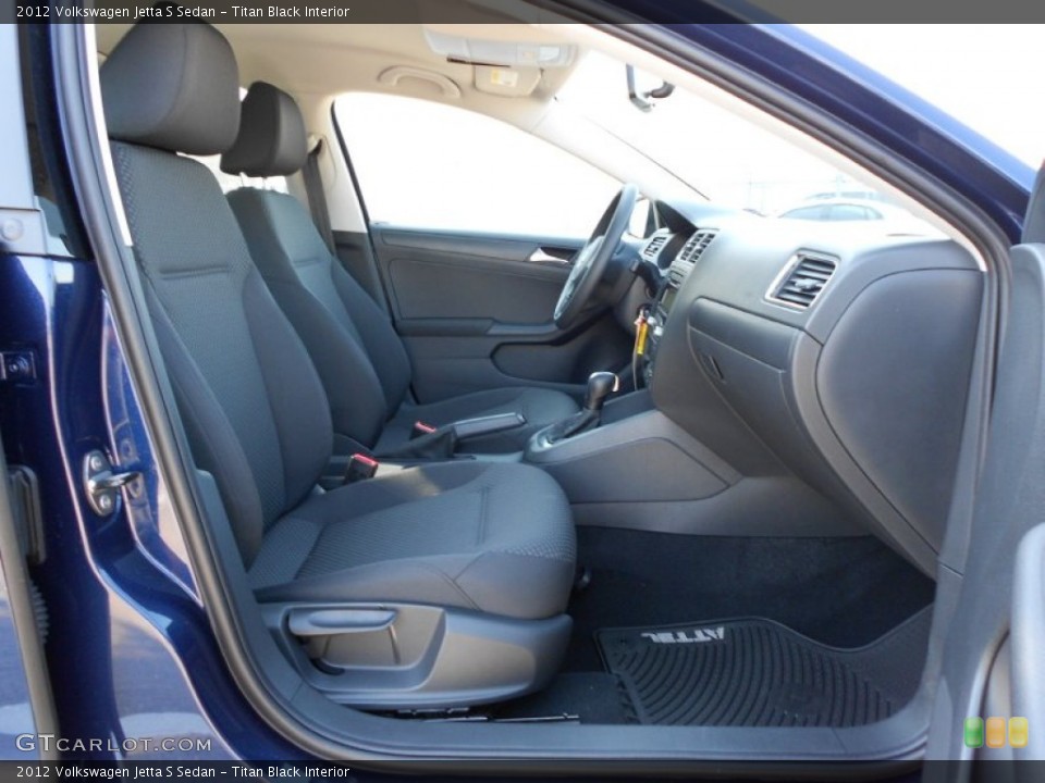 Titan Black Interior Photo for the 2012 Volkswagen Jetta S Sedan #53536532