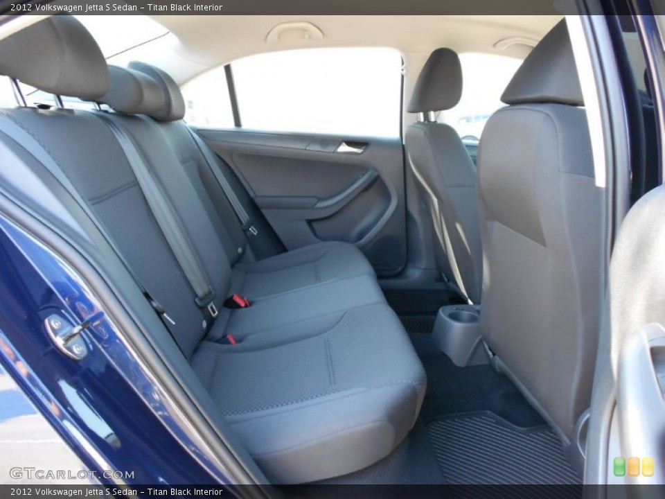 Titan Black Interior Photo for the 2012 Volkswagen Jetta S Sedan #53536547