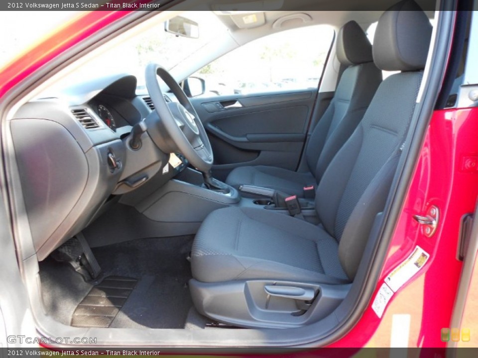 Titan Black Interior Photo for the 2012 Volkswagen Jetta S Sedan #53536830