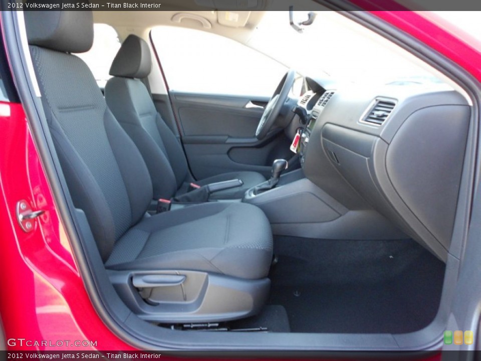 Titan Black Interior Photo for the 2012 Volkswagen Jetta S Sedan #53536857