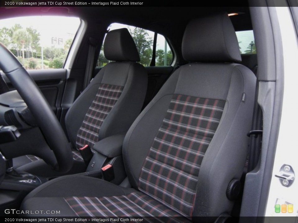 Interlagos Plaid Cloth Interior Photo for the 2010 Volkswagen Jetta TDI Cup Street Edition #53538028
