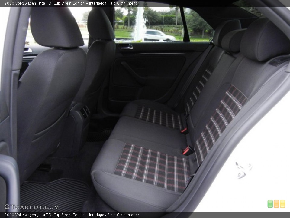 Interlagos Plaid Cloth Interior Photo for the 2010 Volkswagen Jetta TDI Cup Street Edition #53538071
