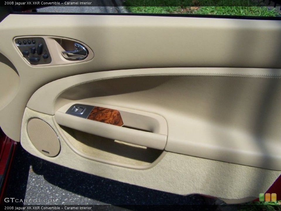 Caramel Interior Door Panel for the 2008 Jaguar XK XKR Convertible #53539407