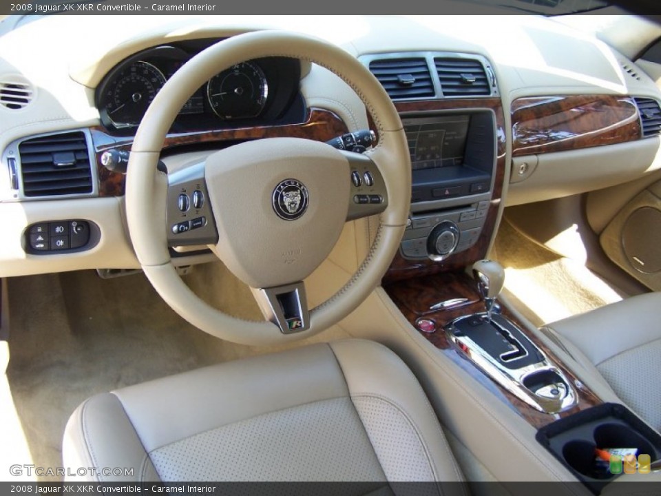 Caramel Interior Dashboard for the 2008 Jaguar XK XKR Convertible #53539525