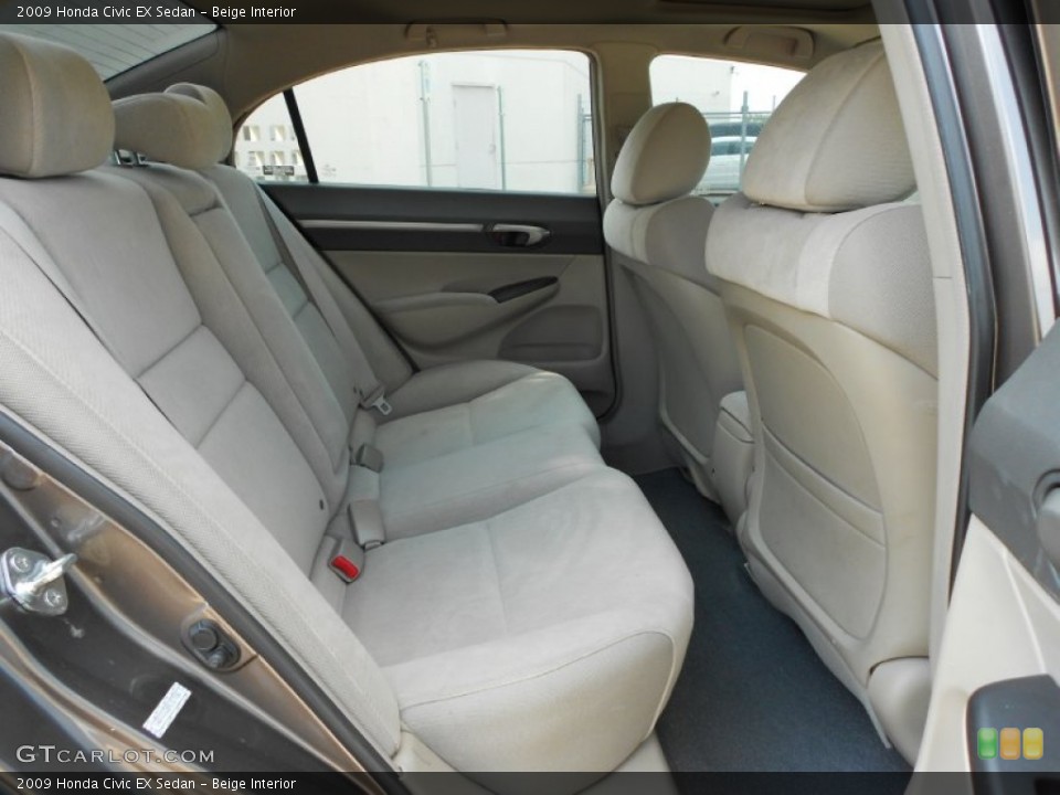 Beige Interior Photo for the 2009 Honda Civic EX Sedan #53539963