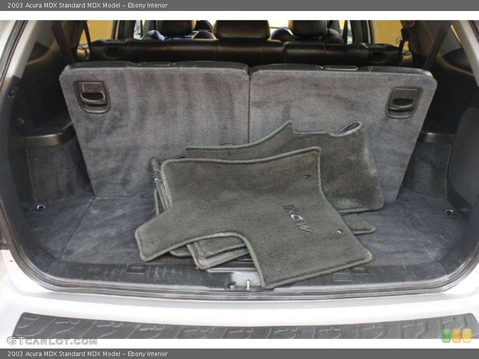 Ebony Interior Trunk for the 2003 Acura MDX  #53541676