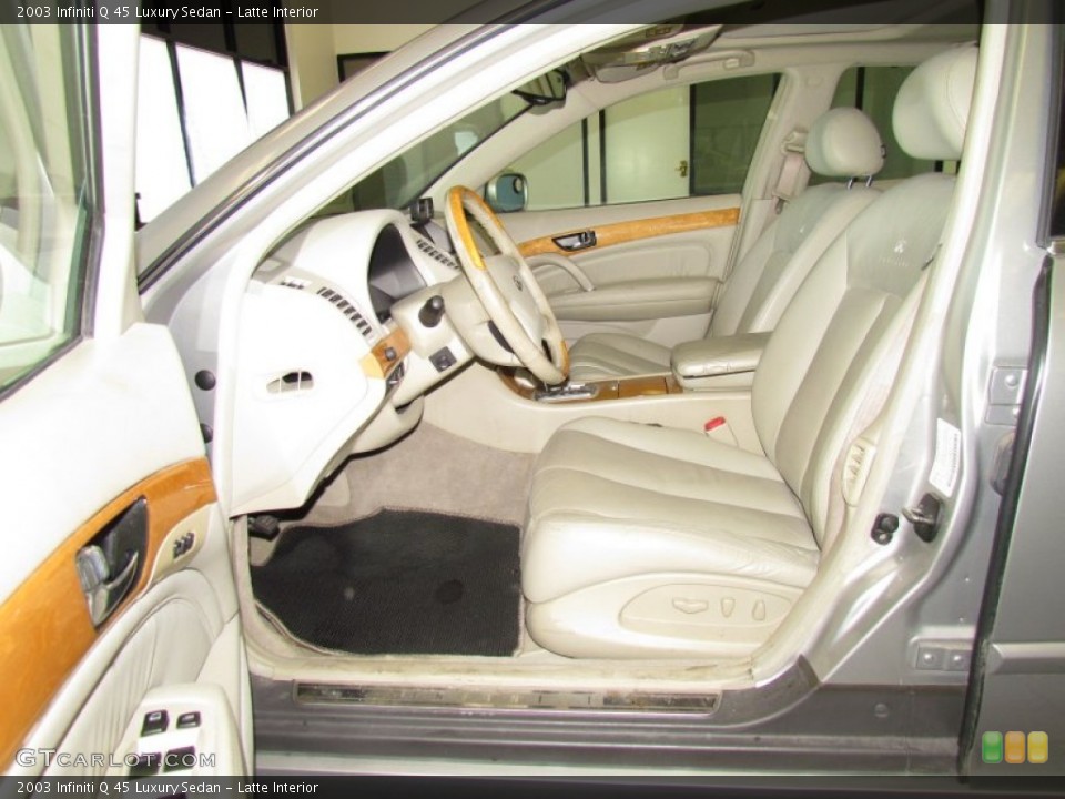 Latte Interior Photo for the 2003 Infiniti Q 45 Luxury Sedan #53542584