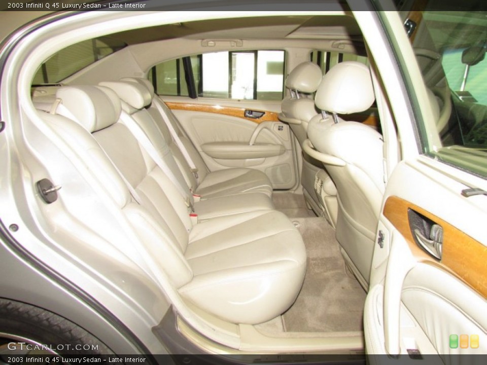 Latte Interior Photo for the 2003 Infiniti Q 45 Luxury Sedan #53542614