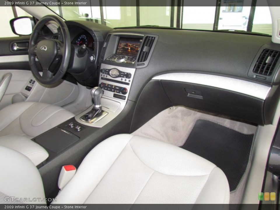 Stone Interior Dashboard for the 2009 Infiniti G 37 Journey Coupe #53545796