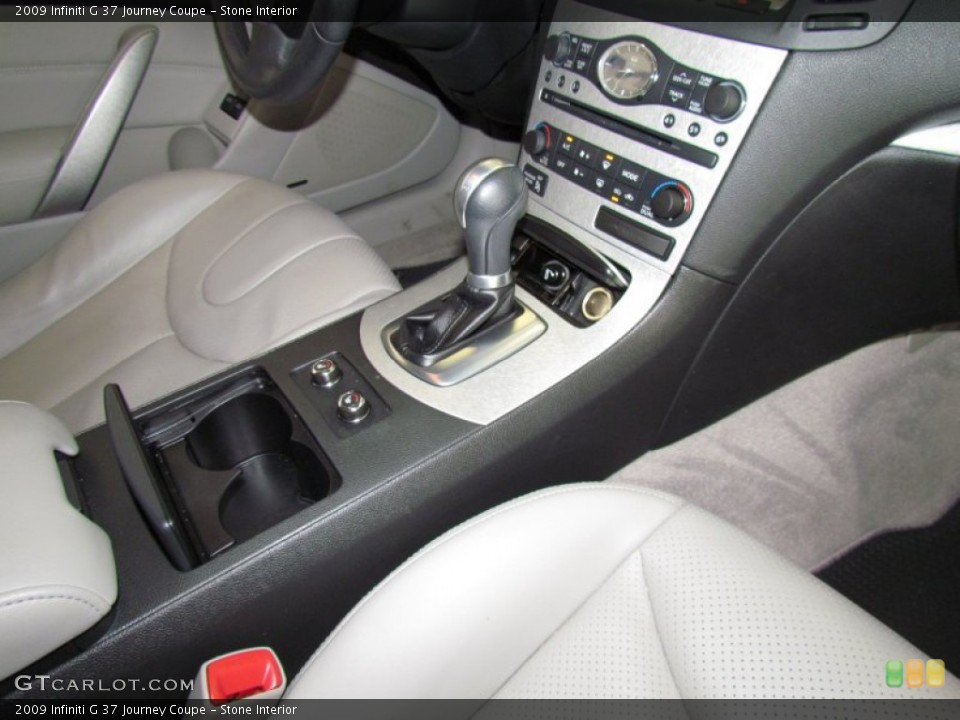 Stone Interior Transmission for the 2009 Infiniti G 37 Journey Coupe #53545826