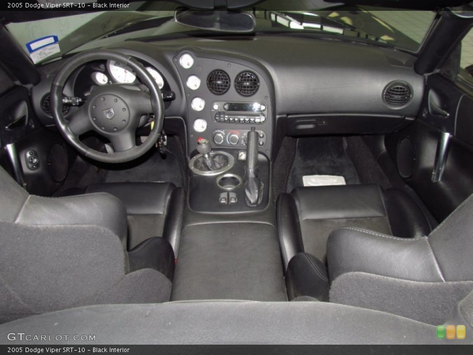 Black Interior Dashboard for the 2005 Dodge Viper SRT-10 #53547382