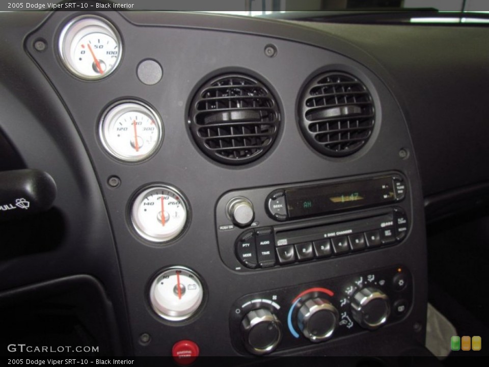 Black Interior Controls for the 2005 Dodge Viper SRT-10 #53547410