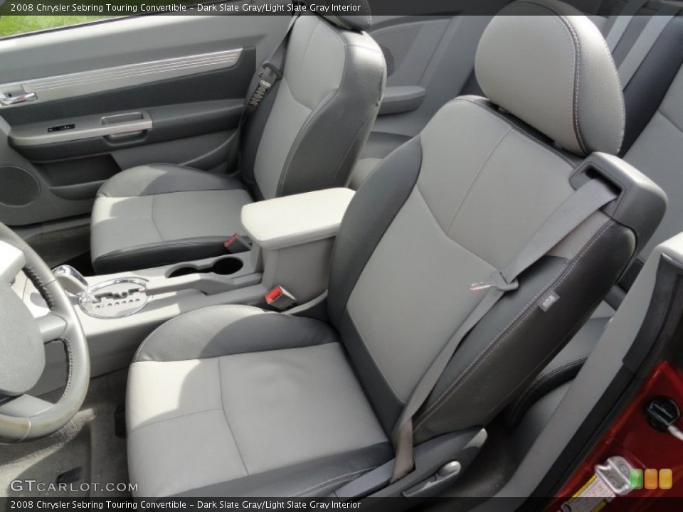 Dark Slate Gray/Light Slate Gray Interior Photo for the 2008 Chrysler Sebring Touring Convertible #53547616