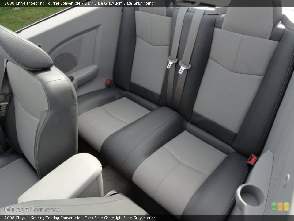 Dark Slate Gray/Light Slate Gray Interior Photo for the 2008 Chrysler Sebring Touring Convertible #53547641