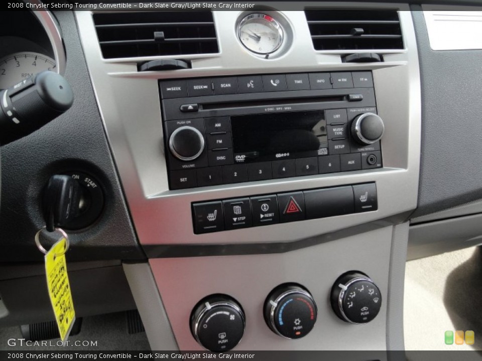 Dark Slate Gray/Light Slate Gray Interior Audio System for the 2008 Chrysler Sebring Touring Convertible #53547700