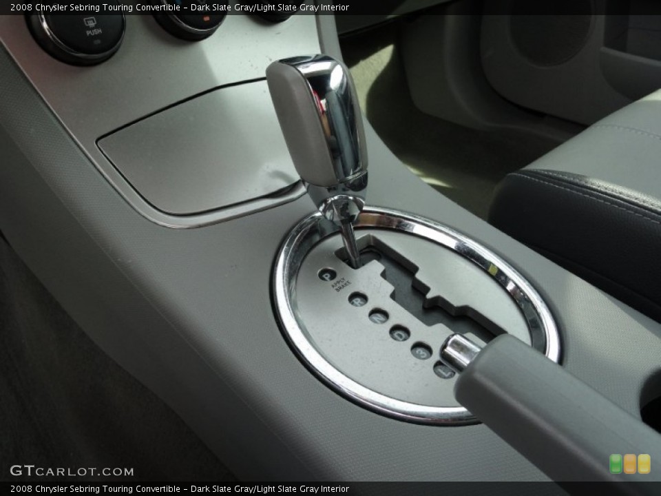 Dark Slate Gray/Light Slate Gray Interior Transmission for the 2008 Chrysler Sebring Touring Convertible #53547716