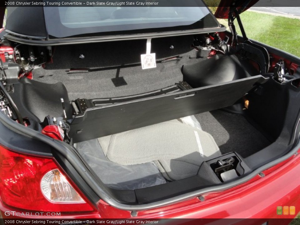 Dark Slate Gray/Light Slate Gray Interior Trunk for the 2008 Chrysler Sebring Touring Convertible #53547747