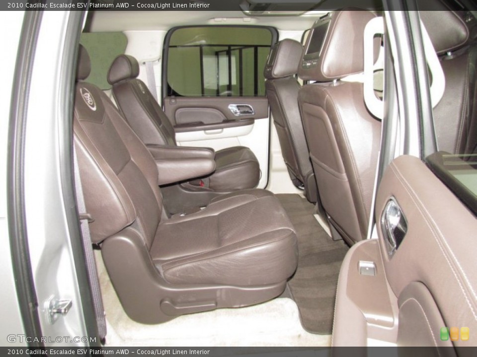 Cocoa/Light Linen Interior Photo for the 2010 Cadillac Escalade ESV Platinum AWD #53548770