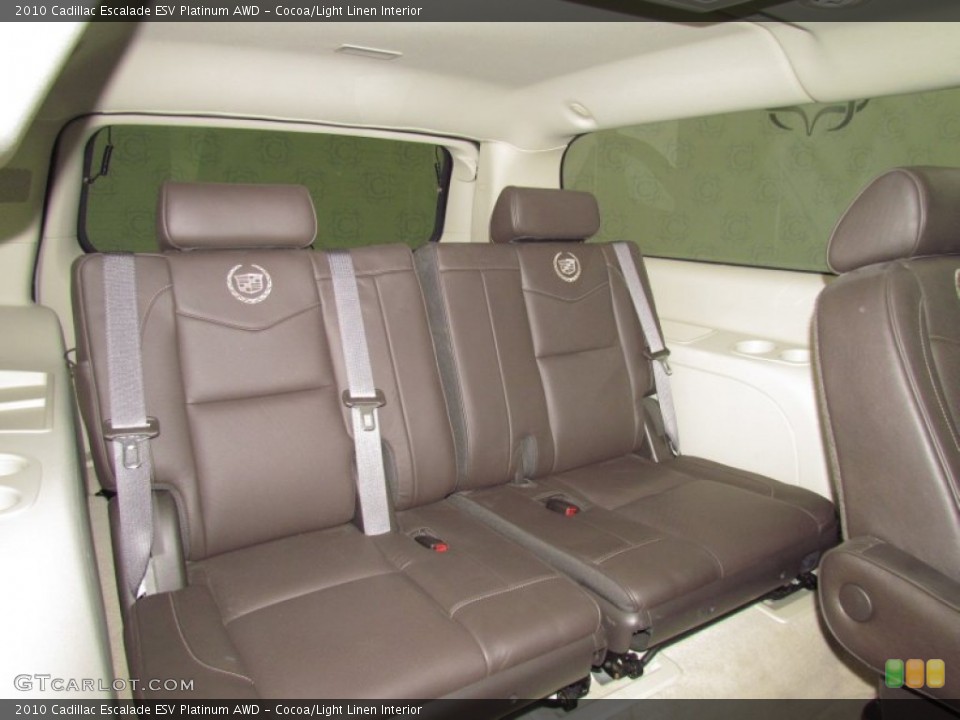 Cocoa/Light Linen Interior Photo for the 2010 Cadillac Escalade ESV Platinum AWD #53548782