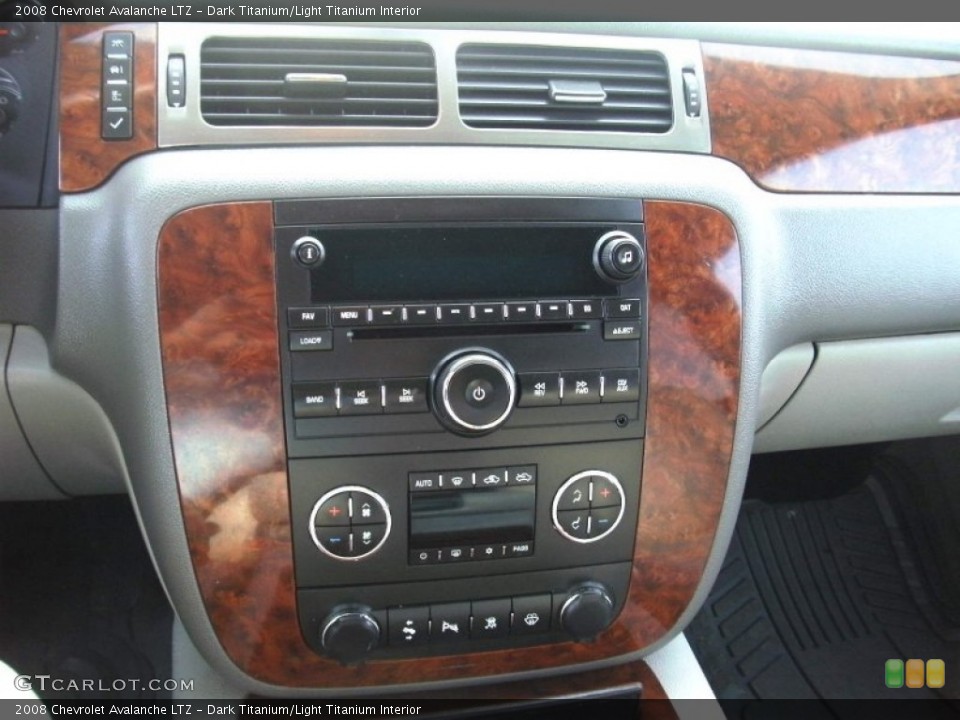 Dark Titanium/Light Titanium Interior Audio System for the 2008 Chevrolet Avalanche LTZ #53550512