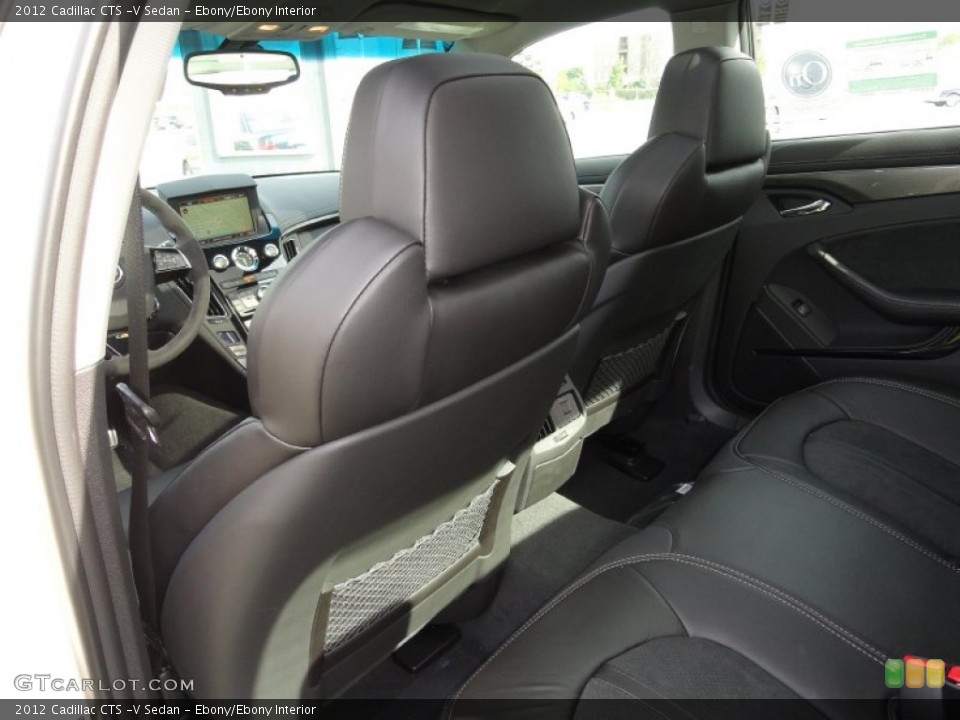 Ebony/Ebony Interior Photo for the 2012 Cadillac CTS -V Sedan #53552940