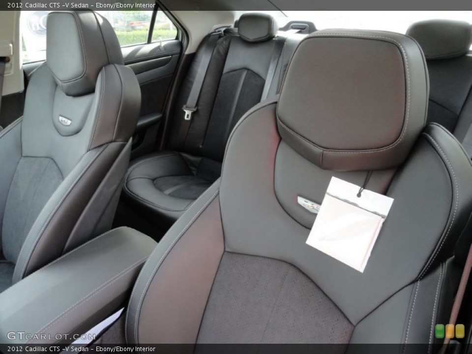 Ebony/Ebony Interior Photo for the 2012 Cadillac CTS -V Sedan #53553030