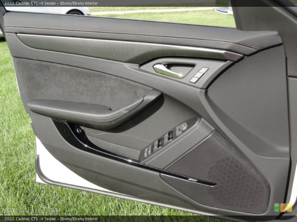 Ebony/Ebony Interior Door Panel for the 2012 Cadillac CTS -V Sedan #53553057
