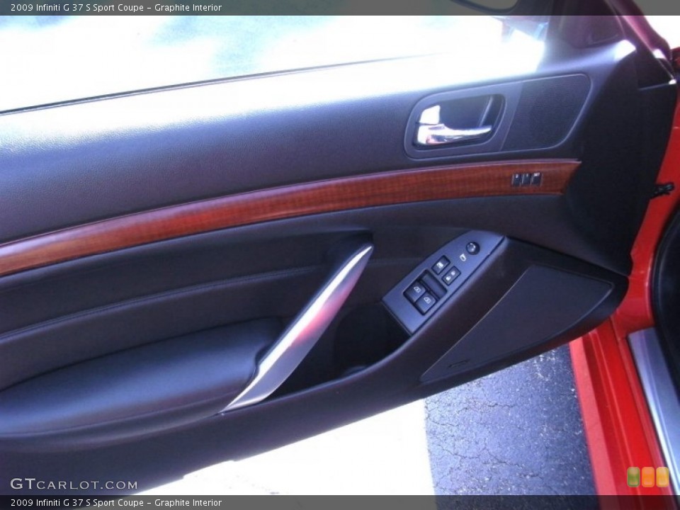 Graphite Interior Door Panel for the 2009 Infiniti G 37 S Sport Coupe #53553166