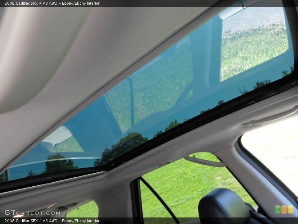 Ebony/Ebony Interior Sunroof for the 2008 Cadillac SRX 4 V8 AWD #53553363