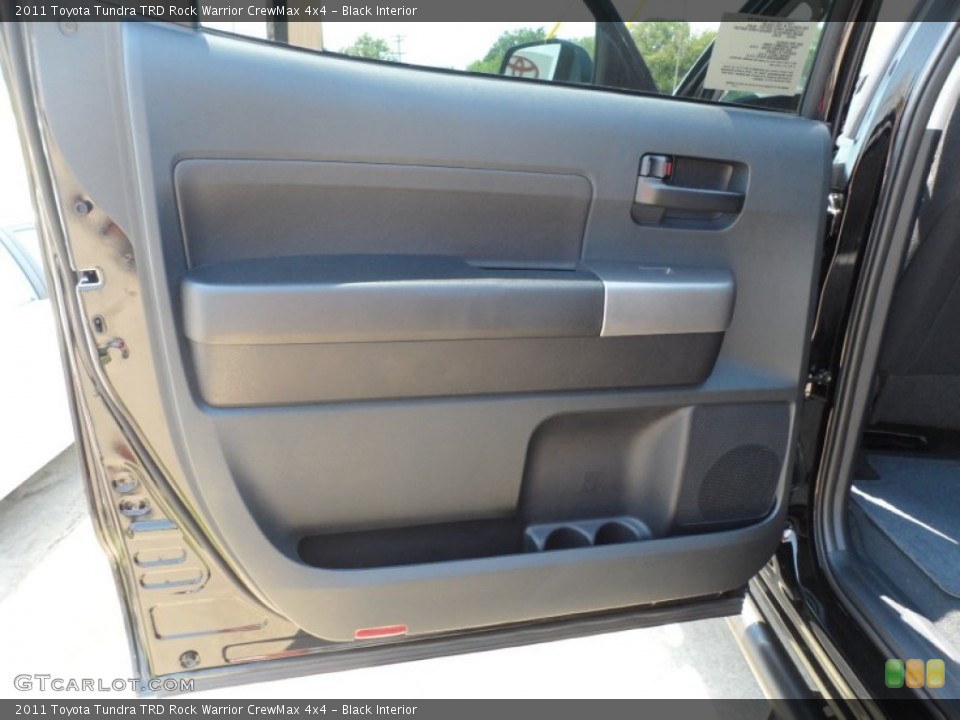 Black Interior Door Panel for the 2011 Toyota Tundra TRD Rock Warrior CrewMax 4x4 #53553855