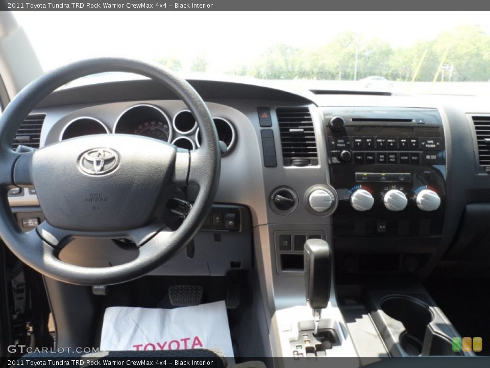 Black Interior Dashboard for the 2011 Toyota Tundra TRD Rock Warrior CrewMax 4x4 #53553915