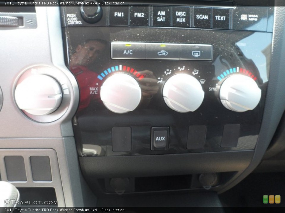 Black Interior Controls for the 2011 Toyota Tundra TRD Rock Warrior CrewMax 4x4 #53553963
