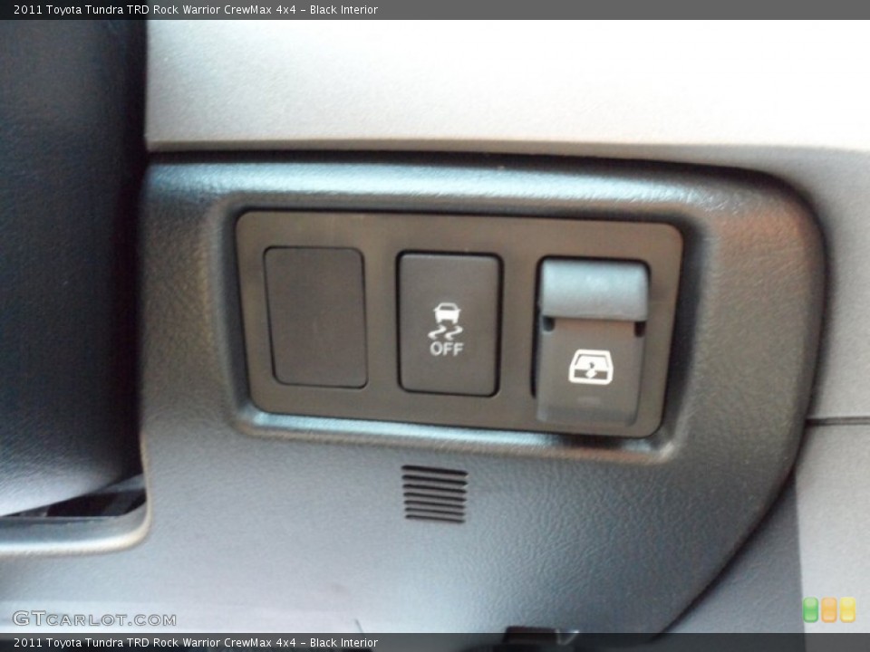 Black Interior Controls for the 2011 Toyota Tundra TRD Rock Warrior CrewMax 4x4 #53554009