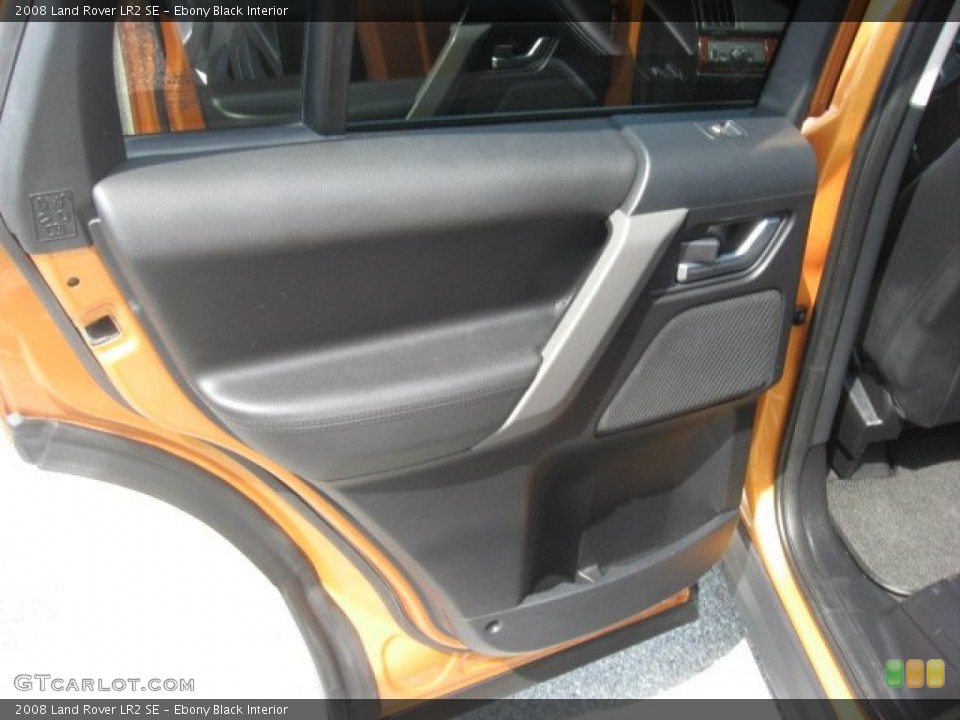Ebony Black Interior Door Panel for the 2008 Land Rover LR2 SE #53554018