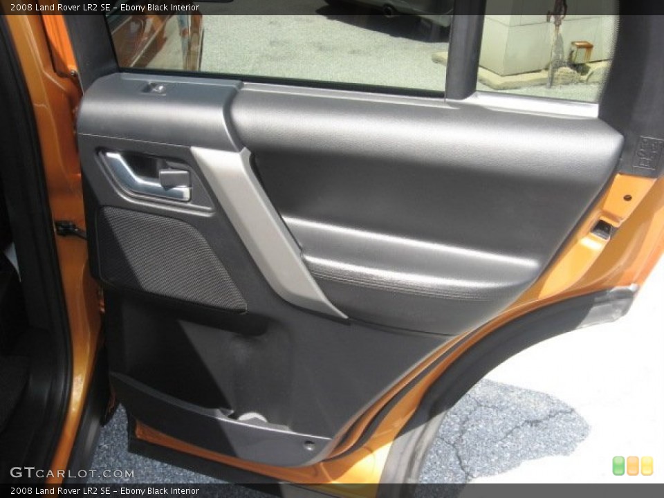 Ebony Black Interior Door Panel for the 2008 Land Rover LR2 SE #53554087