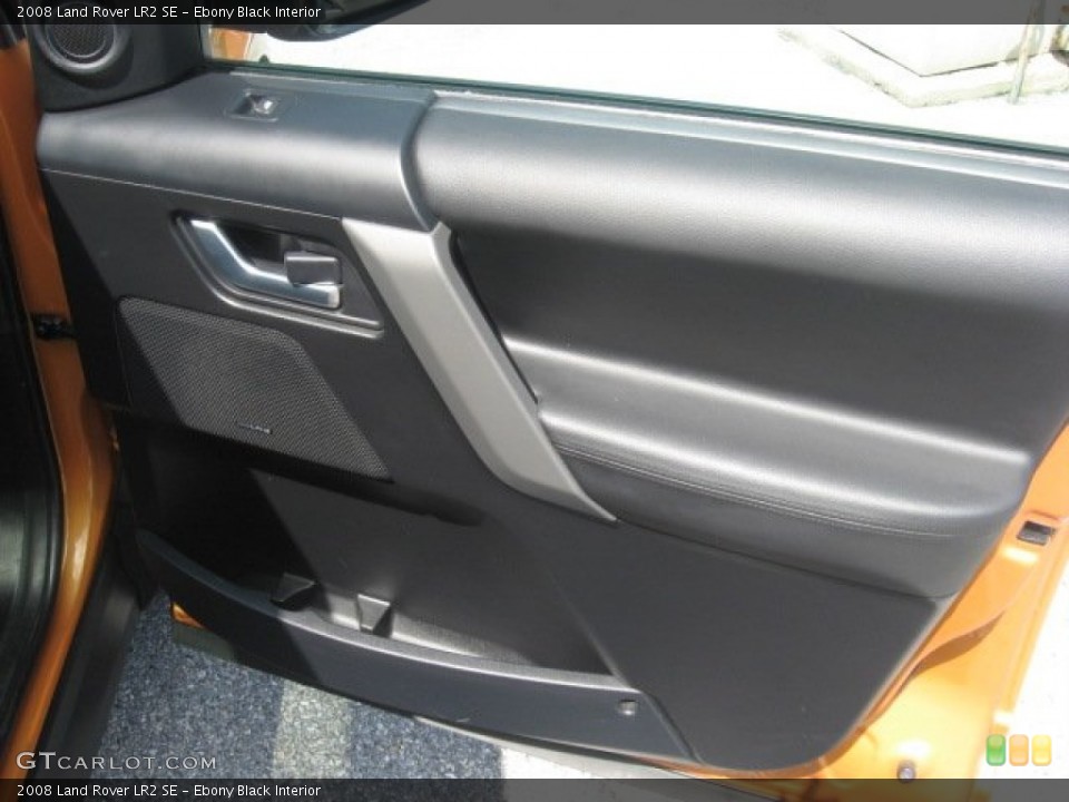 Ebony Black Interior Door Panel for the 2008 Land Rover LR2 SE #53554101