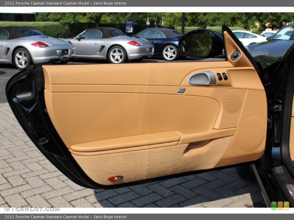 Sand Beige Interior Door Panel for the 2012 Porsche Cayman  #53556083
