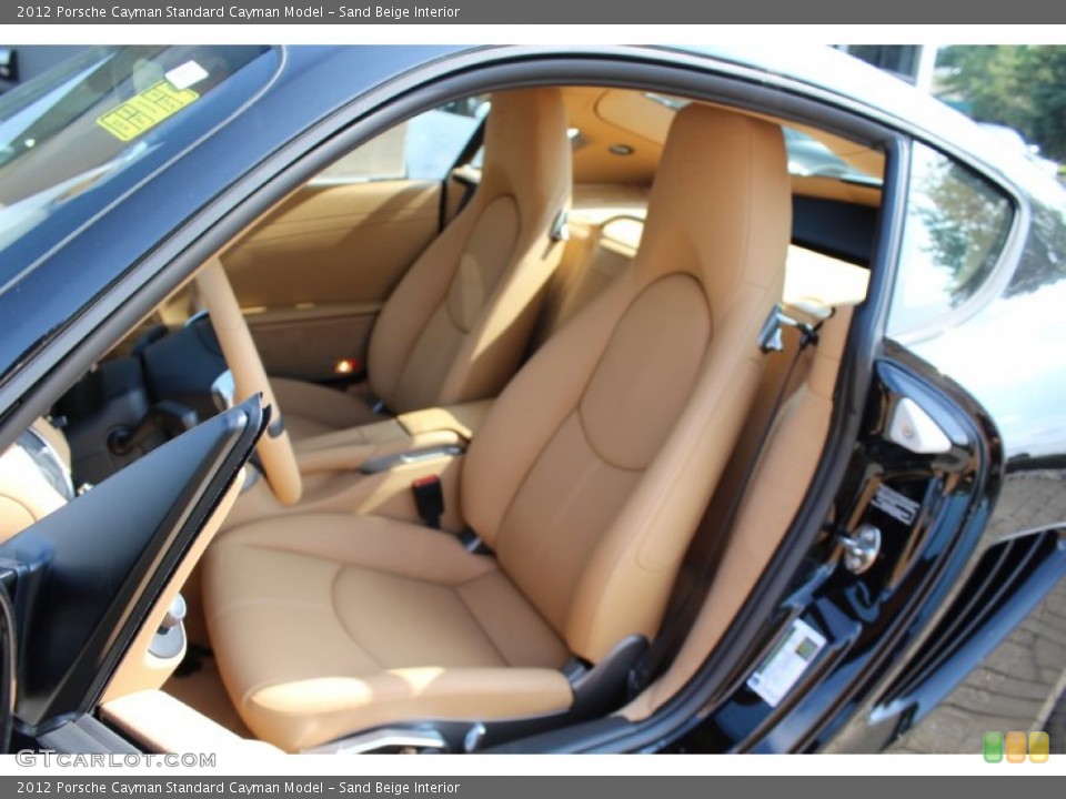 Sand Beige Interior Photo for the 2012 Porsche Cayman  #53556130