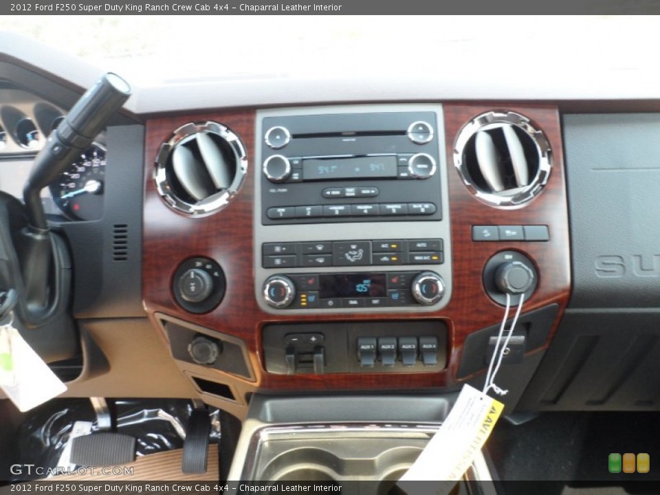 Chaparral Leather Interior Controls for the 2012 Ford F250 Super Duty King Ranch Crew Cab 4x4 #53556145