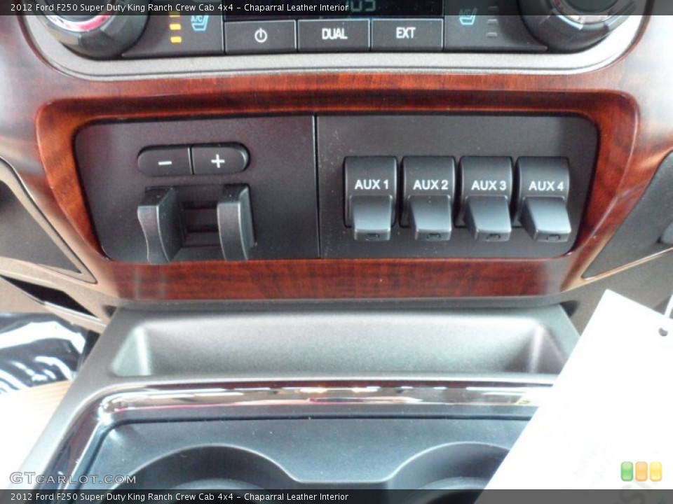 Chaparral Leather Interior Controls for the 2012 Ford F250 Super Duty King Ranch Crew Cab 4x4 #53556183