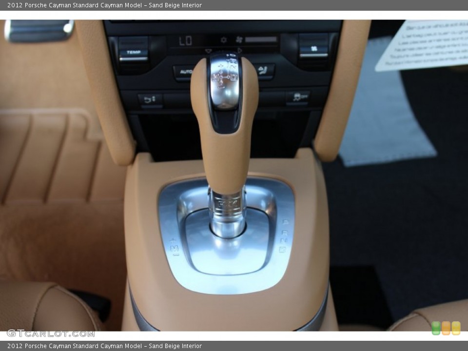 Sand Beige Interior Transmission for the 2012 Porsche Cayman  #53556218