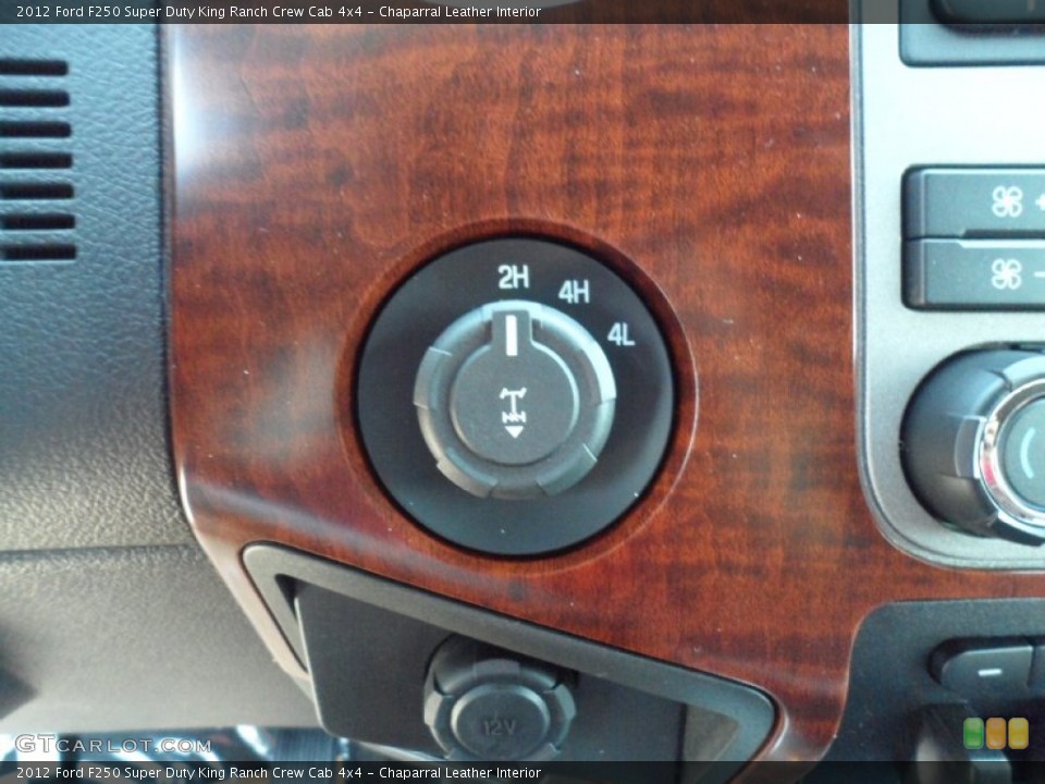 Chaparral Leather Interior Controls for the 2012 Ford F250 Super Duty King Ranch Crew Cab 4x4 #53556225