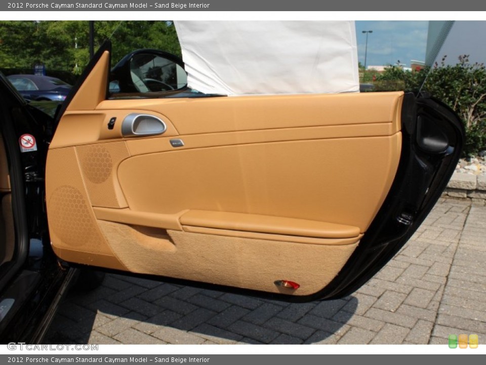 Sand Beige Interior Door Panel for the 2012 Porsche Cayman  #53556285