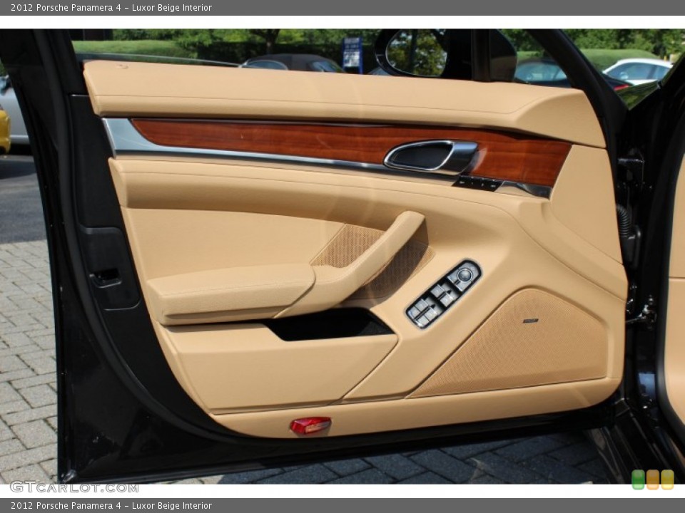 Luxor Beige Interior Door Panel for the 2012 Porsche Panamera 4 #53556531