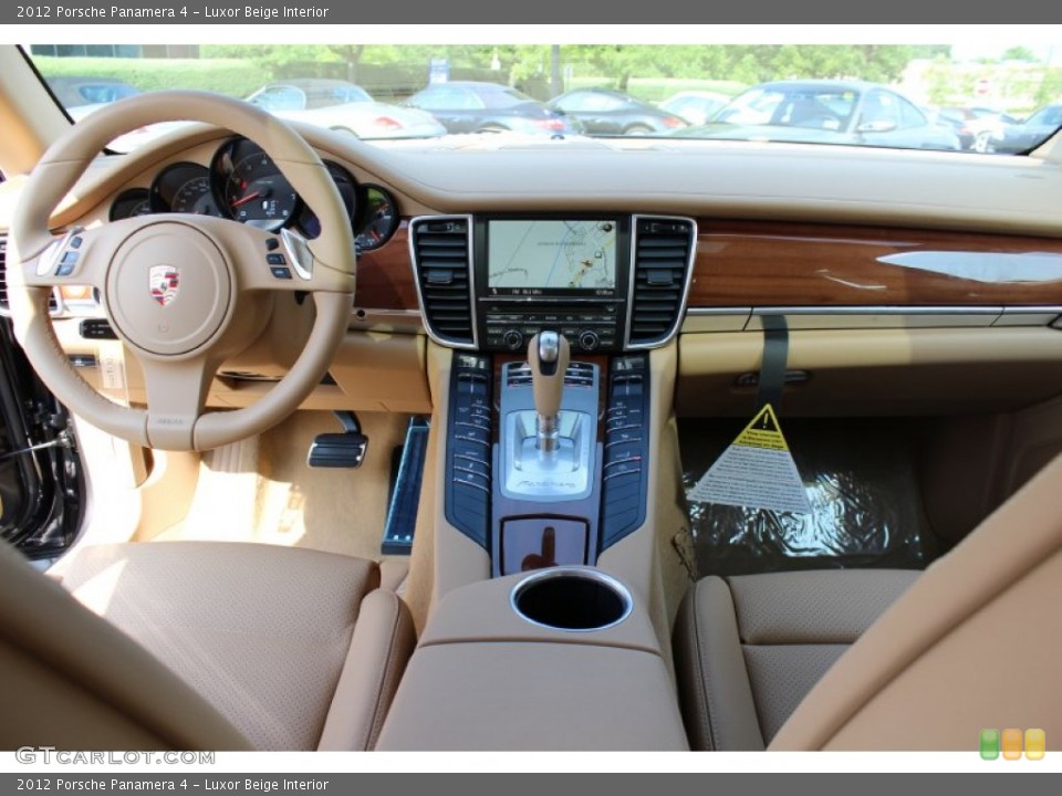 Luxor Beige Interior Dashboard for the 2012 Porsche Panamera 4 #53556591