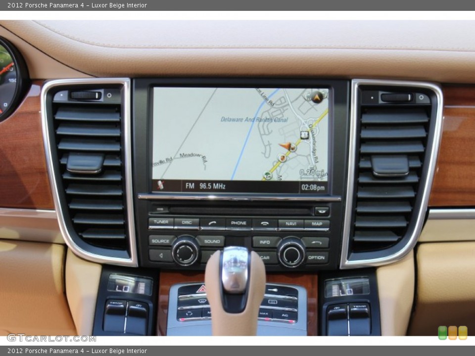 Luxor Beige Interior Navigation for the 2012 Porsche Panamera 4 #53556663