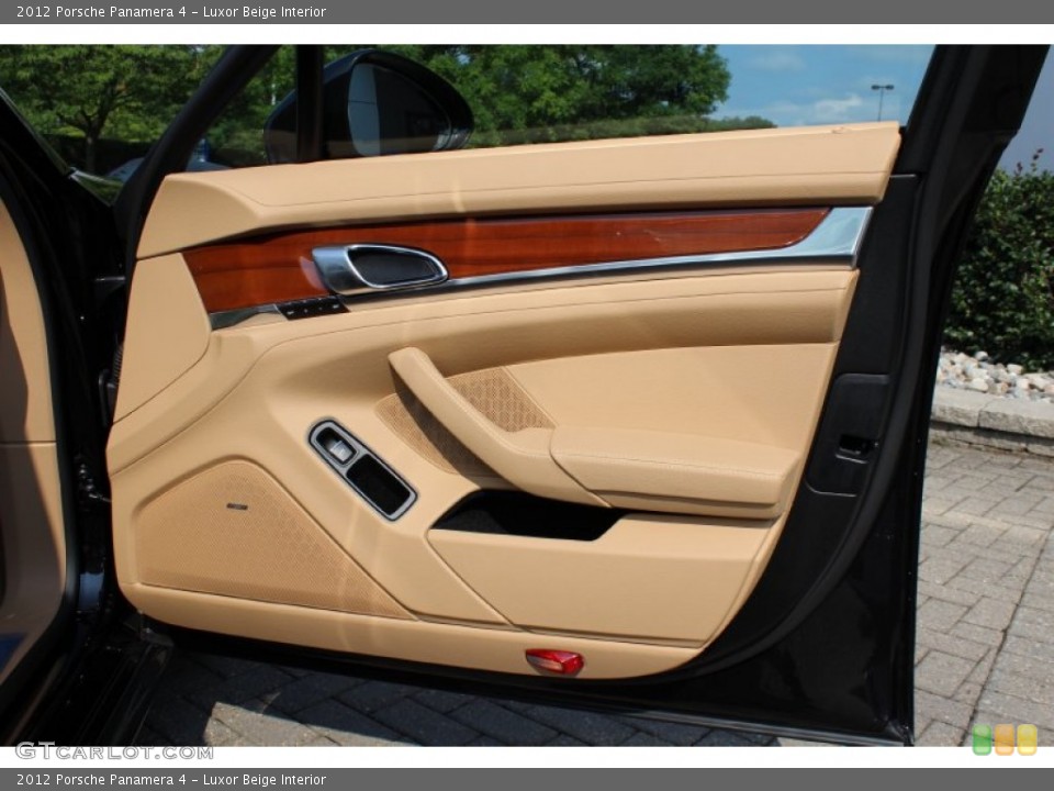 Luxor Beige Interior Door Panel for the 2012 Porsche Panamera 4 #53556786