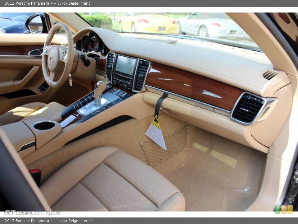 Luxor Beige Interior Dashboard for the 2012 Porsche Panamera 4 #53556803