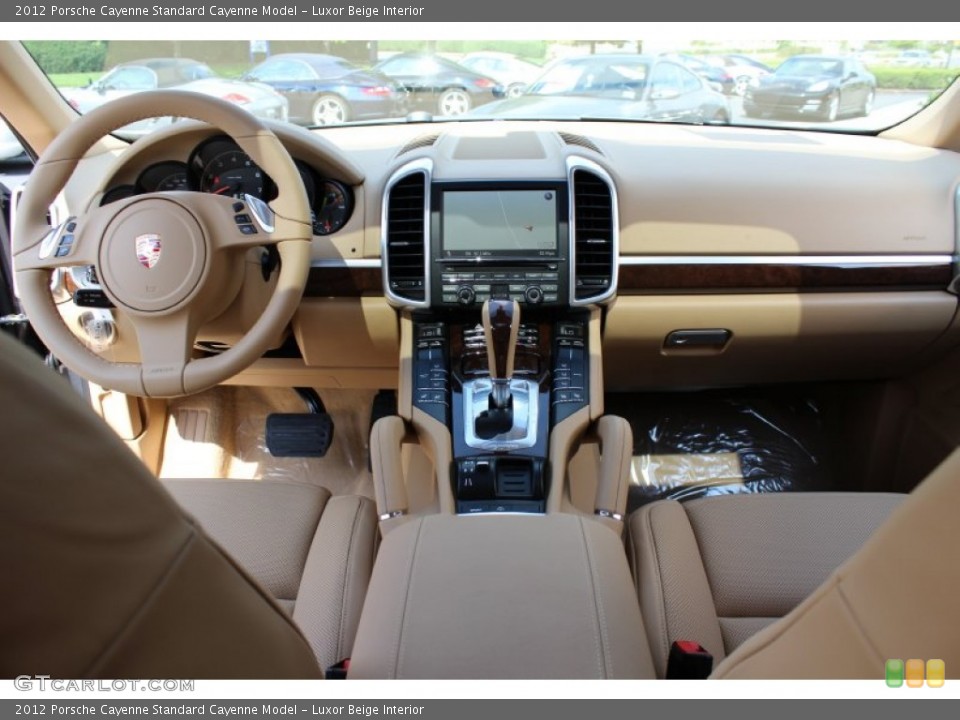 Luxor Beige Interior Dashboard for the 2012 Porsche Cayenne  #53557101